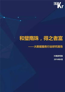 大數據服務行業 驅動數字時代的新引擎